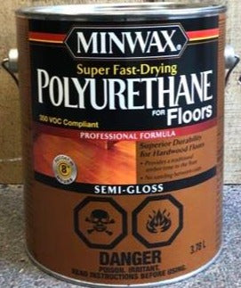 Minwax Oil Base Polyurethane For Floors Semi-Gloss 1 Gallon